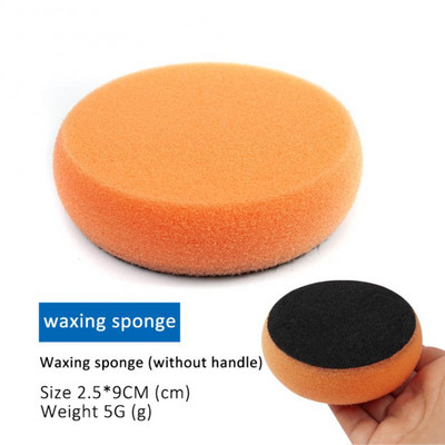 Lustruirea mașinii Burete cu ceară pentru ștergere Tip mâner asistat cu putere Spălarea mașinii Curățare circulară Întreținere Artefact Mașină