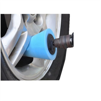 Гъба за полиране на автомобилни колела, използвана за електрическа бормашина, 3-инчова полираща топка, конус за полиране на автомобилни главини, Полираща гъба, инструменти за почистване