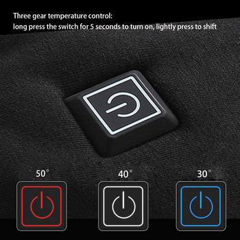 Εσώρουχα χειμερινής θέρμανσης Ανδρικά Γυναικεία Έξυπνα ηλεκτρικά θερμαινόμενα θερμικά φλις μπλουζάκια USB Μακρυμάνικα μπλουζάκια για σκι