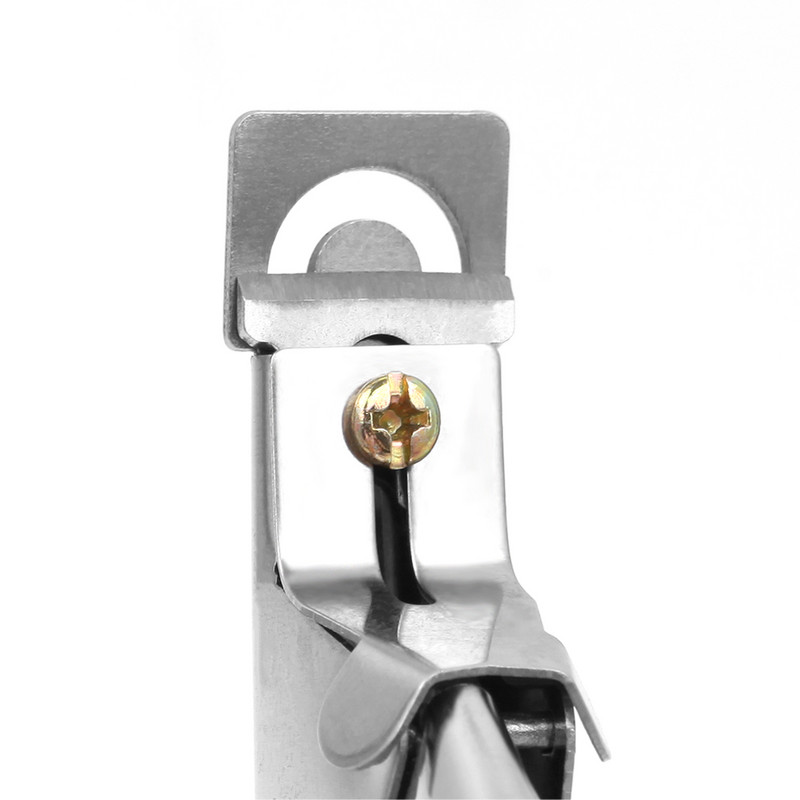 Tăiător profesional pentru unghii cu gel UV Sfaturi pentru unghii false Tăiător de margini din oțel inoxidabil U One Word Clippers Instrument de manichiură 1BUC