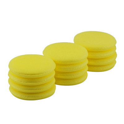 12 bucăți de înaltă densitate pentru epilare cu ceară pentru mașină, spumă, burete, aplicator de detaliu, burete de întărire și lustruire, unelte pentru mașină.