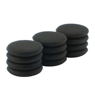 12 bucăți de înaltă densitate pentru epilare cu ceară pentru mașină, spumă, burete, aplicator de detaliu, burete de întărire și lustruire, unelte pentru mașină.