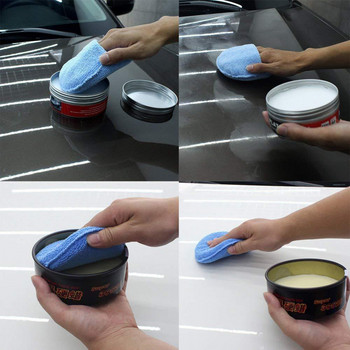 Восъчна мека полираща машина за полиране 5 бр. 5-инчова микрофибърна автомобилна гъба Буферна подложка за нанасяне на премахване на восъка Auto Care Polish Foam Sponge