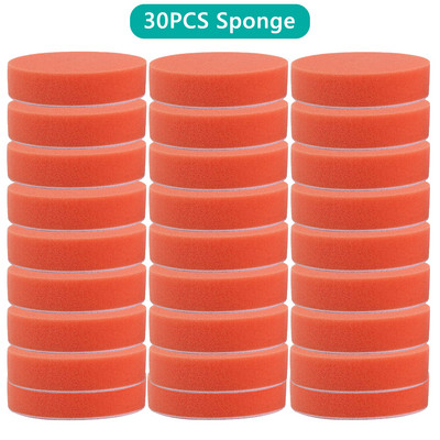 Kit de tampon de lustruire pentru detaliu auto pentru restaurarea farurilor Disc cu burete pentru ceară Auto Beauty Vopseaua pentru îngrijirea vopselei Instrument de lustruire Pad de suport