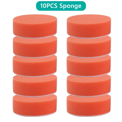 Kit de tampon de lustruire pentru detaliu auto pentru restaurarea farurilor Disc cu burete pentru ceară Auto Beauty Vopseaua pentru îngrijirea vopselei Instrument de lustruire Pad de suport