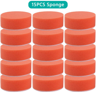 Kit de tampon de lustruire pentru detaliu auto pentru restaurarea farurilor Disc cu burete pentru ceară Auto Beauty Vopseaua pentru îngrijirea vopselei Instrument de lustruire Pad de suport