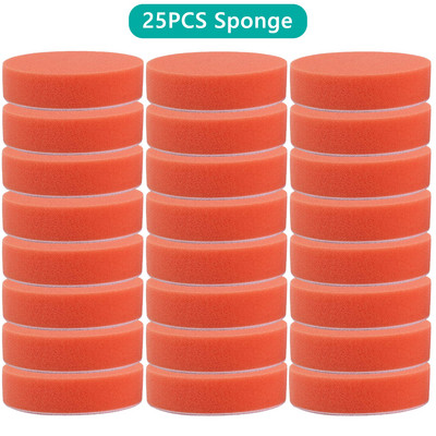 Kit de tampon de lustruire pentru detaliu auto pentru restaurarea farurilor Disc cu burete pentru ceară Auto Beauty Vopseaua pentru îngrijirea vopselei Instrument de lustruire Pad de suport