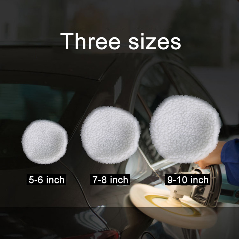 Capotă pentru șlefuitor de mașină Capotă de lustruire Tampon Capotă din microfibră pentru îngrijirea vopselei auto 5-6" 7-8" 9-10" 3 dimensiuni Accesoriu auto