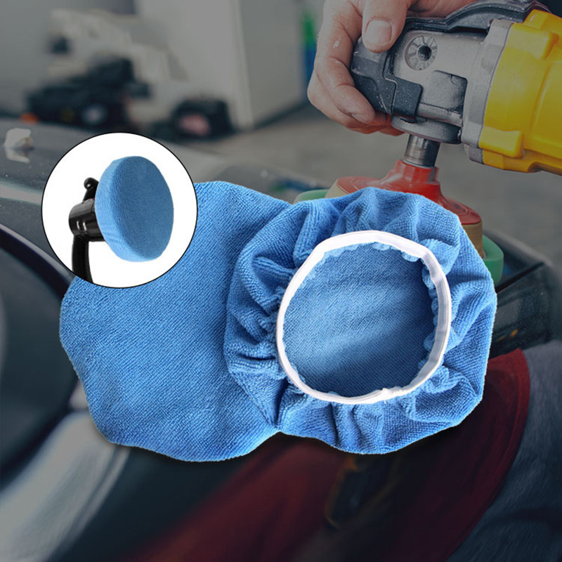 Capotă pentru șlefuitor de mașină Capotă de lustruire Tampon Capotă din microfibră pentru îngrijirea vopselei auto 5-6" 7-8" 9-10" 3 dimensiuni Accesoriu auto