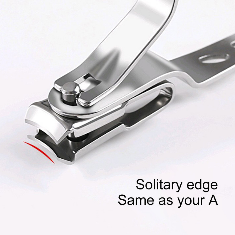 Foarfece pentru unghii din oțel inoxidabil Foarfecă profesională pentru tăierea unghiilor de la picioare, rotație de 360 de grade, ușoară, uz casnic