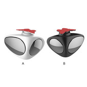 Oglindă pentru unghiul mort pentru mașină de 360 de grade Oglindă pentru zonă retrovizoare pentru mașină, rotativă pe 2 laturi, cu unghi larg Accesoriu de siguranță pentru oglinda retrovizoare exterioară