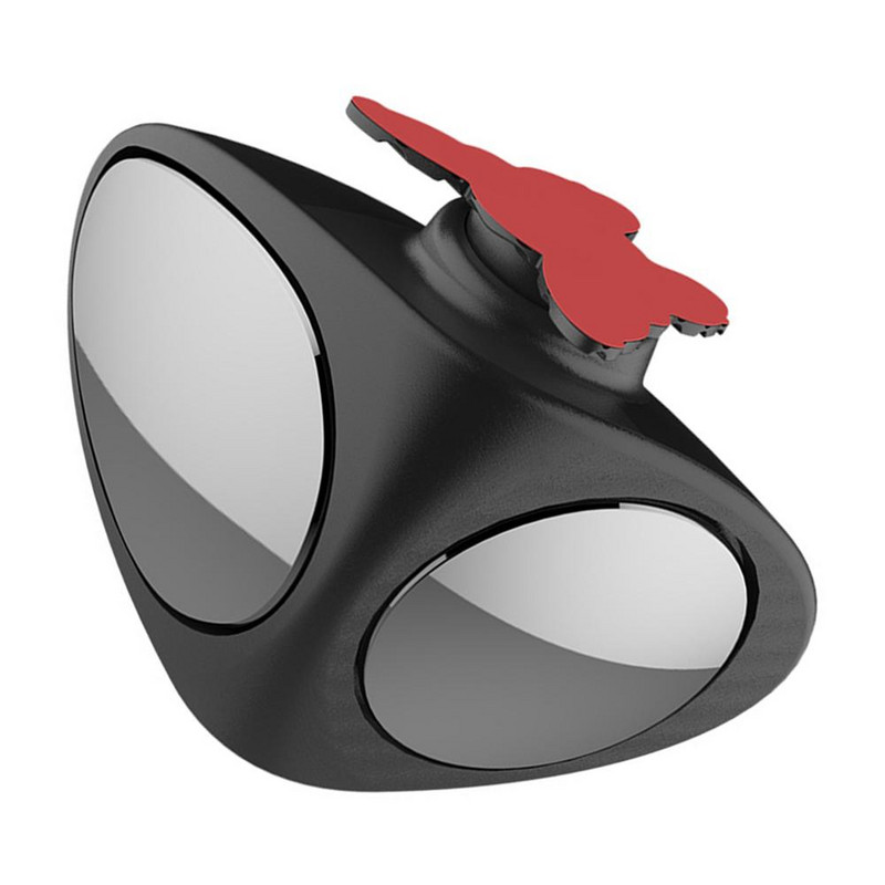 Oglindă pentru unghiul mort pentru mașină de 360 de grade Oglindă pentru zonă retrovizoare pentru mașină, rotativă pe 2 laturi, cu unghi larg Accesoriu de siguranță pentru oglinda retrovizoare exterioară