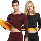 Lenjerie termică bărbați iarnă femei Long Johns seturi fleece menține cald pe vreme rece mărimea L până la 6XL