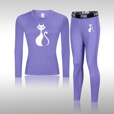 Noua lenjerie termică de schi pentru femei, iarnă, pentru ciclism, colanți caldi, compresie, uscare rapidă, set de lenjerie termică pentru pantaloni lungi