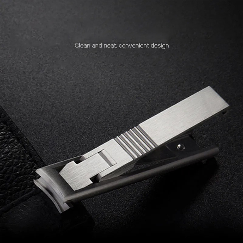 2023 NAUJIENA 1vnt Itin plonos nerūdijančio plieno nagų kirpimo mašinėlės, nešiojamos manikiūro kirpimo mašinėlės.