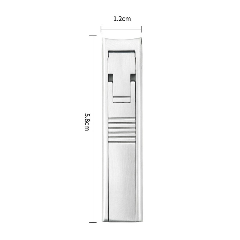 2023 NAUJIENA 1vnt Itin plonos nerūdijančio plieno nagų kirpimo mašinėlės, nešiojamos manikiūro kirpimo mašinėlės.