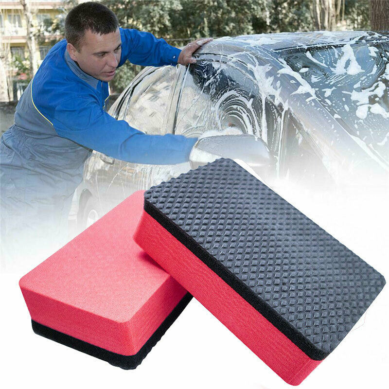 1vnt Car Magic Clay Bar Pad nukenksminimo kempinės bloko valiklis Valymas Eraser Wax Polish Pad Auto plovimo įrankių priedai Nauji