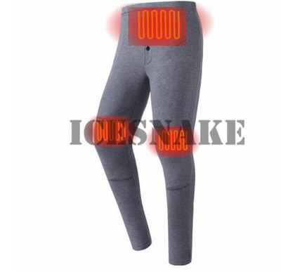 Téli fűtött alsónemű Polár bélésű, melegítő, melegítő fehérnemű készlet USB elektromos fűthető pólók és nadrágok akkumulátoros síruházat