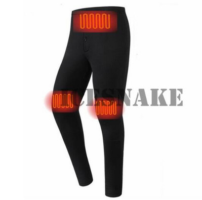 Téli fűtött alsónemű Polár bélésű, melegítő, melegítő fehérnemű készlet USB elektromos fűthető pólók és nadrágok akkumulátoros síruházat