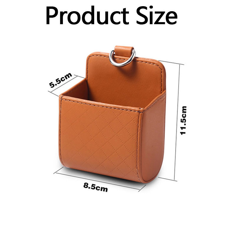 Automobilio laikymo krepšys Oro ventiliacijos anga Prietaisų skydelis Tvarkingas pakabinamas PU odinis laikiklis Telefono akinių laikiklis Sandėliavimo laikiklis Automobilių priedai