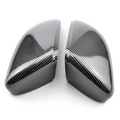 2 piese pentru VW Golf MK6 R20 Touran Golf GTI 6 Golf 6 R capace de acoperire oglinzi laterale (efect carbon) pentru capace de acoperire oglinzi Volkswagen