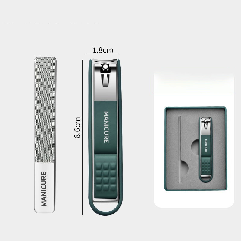 Set de tuns unghii 2/3/4 buc. Set de tuns pentru unghii din oțel inoxidabil de înaltă calitate, bărbați, femei, tăietor de unghii, cutii de instrumente pentru pedichiură