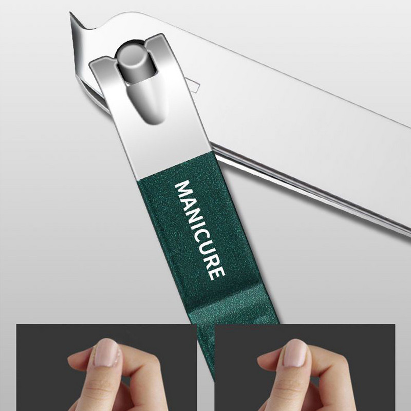 Set de tuns unghii 2/3/4 buc. Set de tuns pentru unghii din oțel inoxidabil de înaltă calitate, bărbați, femei, tăietor de unghii, cutii de instrumente pentru pedichiură