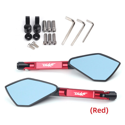 Καθρέφτης Universal Μοτοσικλέτας Πλαϊνός CNC Rearview Blue Anti-glare For KTM 250 390 200 690 125 DUKE 990 SUPER DUKE R 790 1290 DUKE