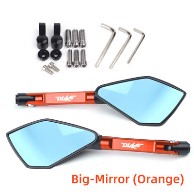 Καθρέφτης Universal Μοτοσικλέτας Πλαϊνός CNC Rearview Blue Anti-glare For KTM 250 390 200 690 125 DUKE 990 SUPER DUKE R 790 1290 DUKE
