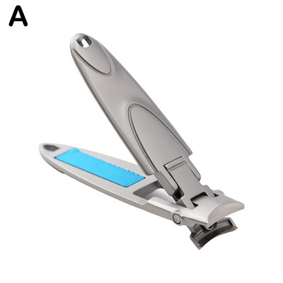 Dispozitiv de tăiat unghii din oțel inoxidabil cu carbon Trimmer profesional pentru manichiură Nail de înaltă calitate cu clemă