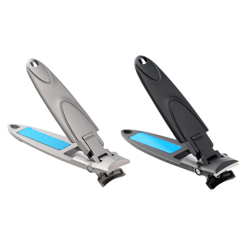 Dispozitiv de tăiat unghii din oțel inoxidabil cu carbon Trimmer profesional pentru manichiură Nail de înaltă calitate cu clemă