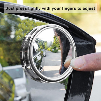 Car Side Mirror Weather Resistant Clear Thick High-definition Glass Blind Spot Mirrors Blind Spot Mirror Firmly Stick