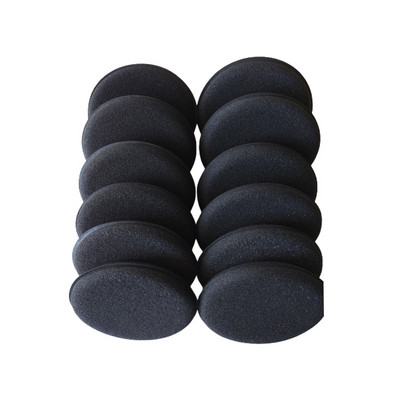 12 bucăți de înaltă densitate pentru epilare cu ceară pentru mașină, spumă, burete, aplicator de detaliu, tampon de întărire, lustruire, pentru depilare, burete pentru întreținere auto.