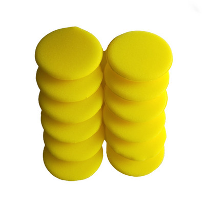 12 bucăți de înaltă densitate pentru epilare cu ceară pentru mașină, spumă, burete, aplicator de detaliu, tampon de întărire, lustruire, pentru depilare, burete pentru întreținere auto.