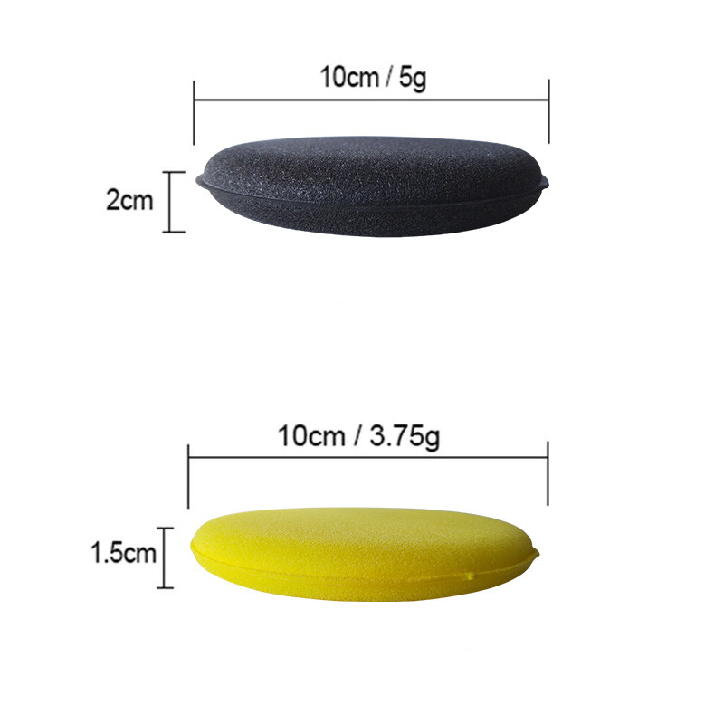 12 bucăți de înaltă densitate pentru epilare cu ceară pentru mașină, spumă, burete, aplicator de detaliu, tampon de întărire, lustruire, pentru depilare, burete pentru întreținere auto.