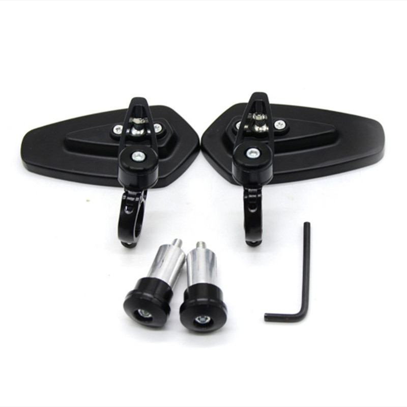 Motociklo šoniniai galinio vaizdo veidrodžiai CNC aliuminio 7/8`` 22 mm vairas Motocross šoninis galinio vaizdo veidrodėlis nuo akinimo universalus NAUJIENA