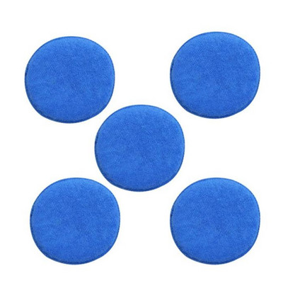 2/5 bucăți 5 inch burete de lustruit pentru mașină, kit de tampon aplicator manual, burete de ceară de îngrijire auto, microfibră moale pentru aplicare, îndepărtare ceară