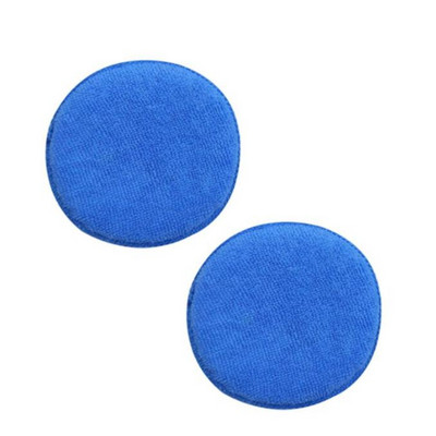 2/5 bucăți 5 inch burete de lustruit pentru mașină, kit de tampon aplicator manual, burete de ceară de îngrijire auto, microfibră moale pentru aplicare, îndepărtare ceară