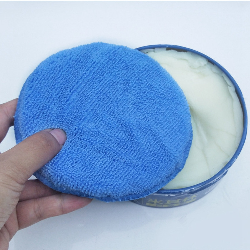 2/5 bucăți 5 inch burete de lustruit pentru mașină, kit de tampon aplicator manual, burete de ceară de îngrijire auto, microfibră moale pentru aplicare, îndepărtare ceară