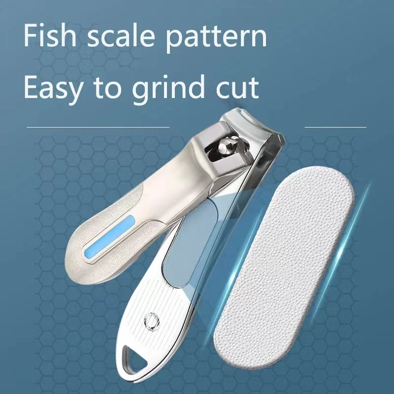 1 bucată mașină de tăiat unghii cu pilă tăietor din oțel inoxidabil mașină de tăiat unghiile de la picioare Trimmer profesional durabil instrumente pentru foarfece pentru unghii