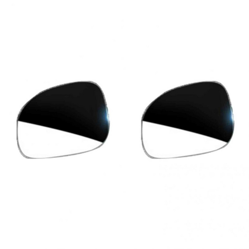 2 buc/set Oglindă spate convenabilă HD Ușor de lipit Oglindă de unghi orb fără cadru, ușoară, 360 de grade