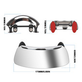 Мотоциклет Огледало за обратно виждане Скутер E-Bike Задно 180-градусово виждане Огледала Задна страна Изпъкнало огледало Безопасно огледало Осигурява пълен изглед отзад