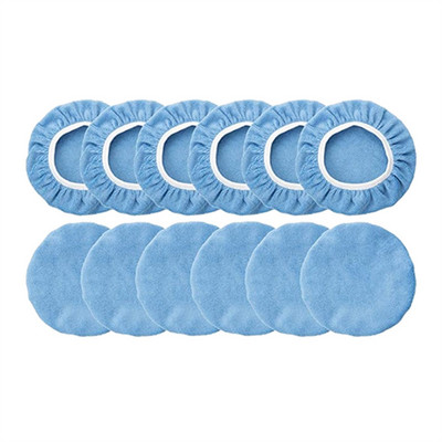 Set de tampon de lustruit 20 de bucăți, cașmir, operație simplă, consumabile de curățare, kit de covoraș pentru epilare cu ceară, instrument de lustruit reglabil