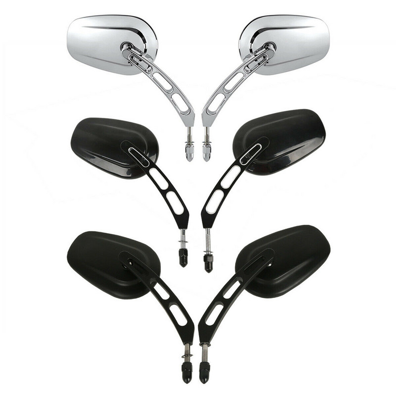 Oglinzi laterale retrovizoare universale de 8 mm pentru motocicleta Harley Road King Touring XL883 Sportster 1200 Fatboy Dyna Chopper Softail