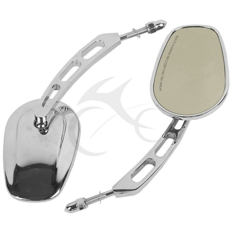 Oglinzi laterale retrovizoare universale de 8 mm pentru motocicleta Harley Road King Touring XL883 Sportster 1200 Fatboy Dyna Chopper Softail