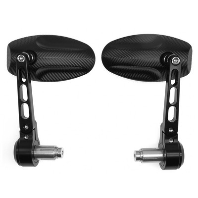 Accesorii pentru motociclete Cafer Racer Oglindă laterală pentru motocicletă Mâner CNC Mâner oglindă Oglinzi retrovizoare de capăt