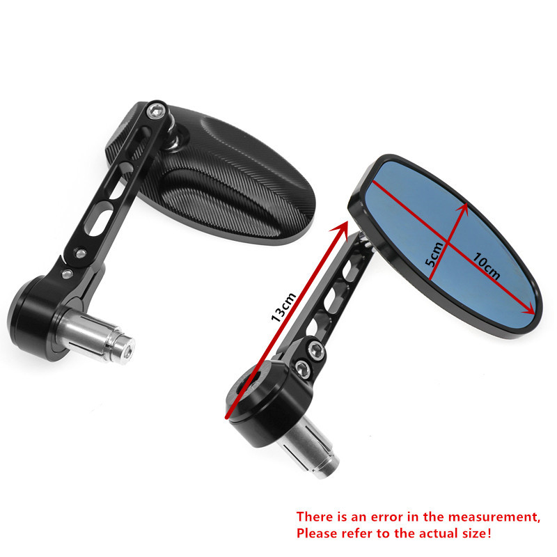 Accesorii pentru motociclete Cafer Racer Oglindă laterală pentru motocicletă Mâner CNC Mâner oglindă Oglinzi retrovizoare de capăt