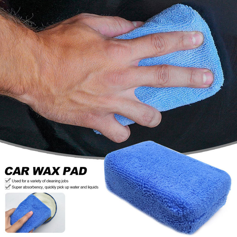 Automobil Pravokutni aplikator od mikrovlakana Jastučići za čišćenje Spužve Krpe za njegu Vosak od mikrovlakana Poliranje Alati za automobil