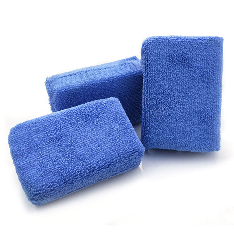 Automobil Pravokutni aplikator od mikrovlakana Jastučići za čišćenje Spužve Krpe za njegu Vosak od mikrovlakana Poliranje Alati za automobil