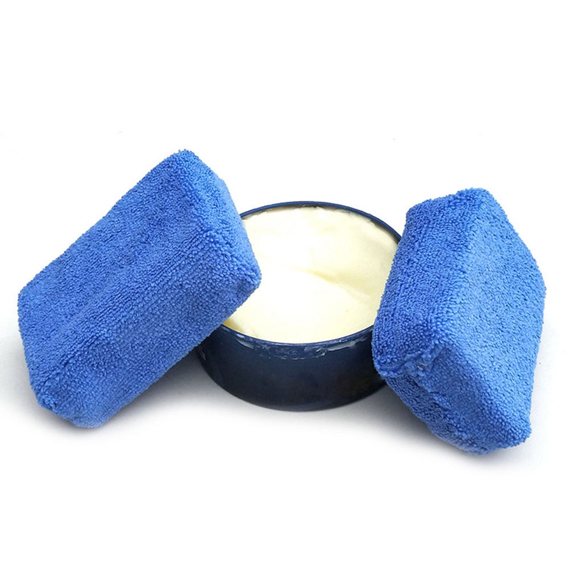 Automobil Pravokutni aplikator od mikrovlakana Jastučići za čišćenje Spužve Krpe za njegu Vosak od mikrovlakana Poliranje Alati za automobil